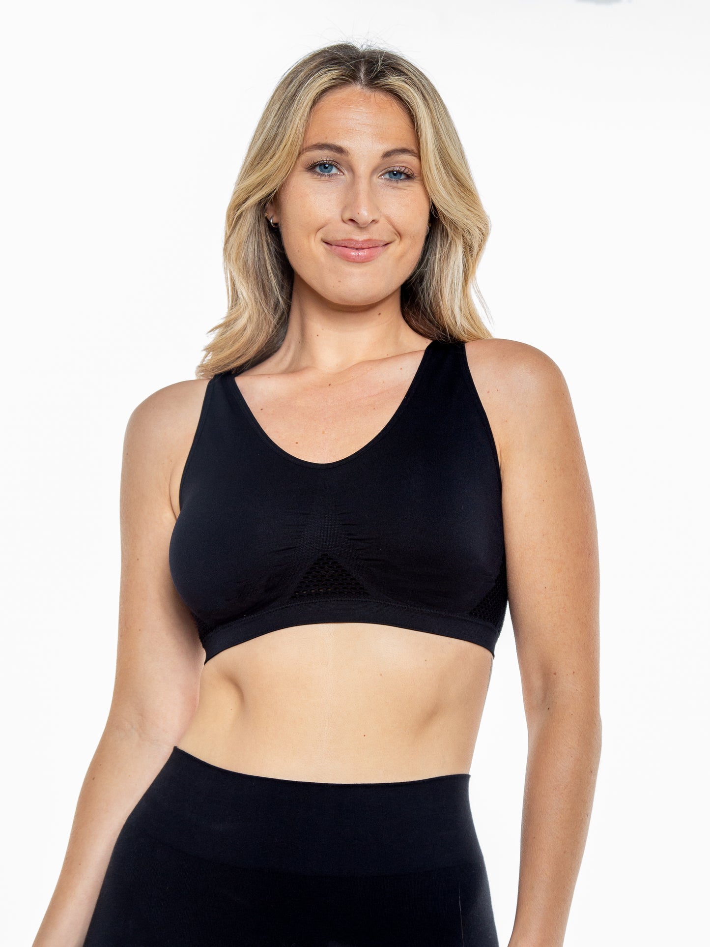 Seamless Crochet Detail Ahh Bra
