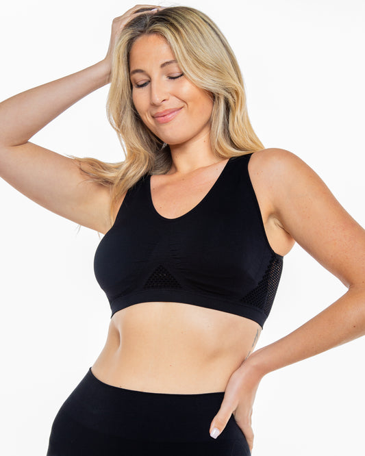 Seamless Crochet Detail Ahh Bra