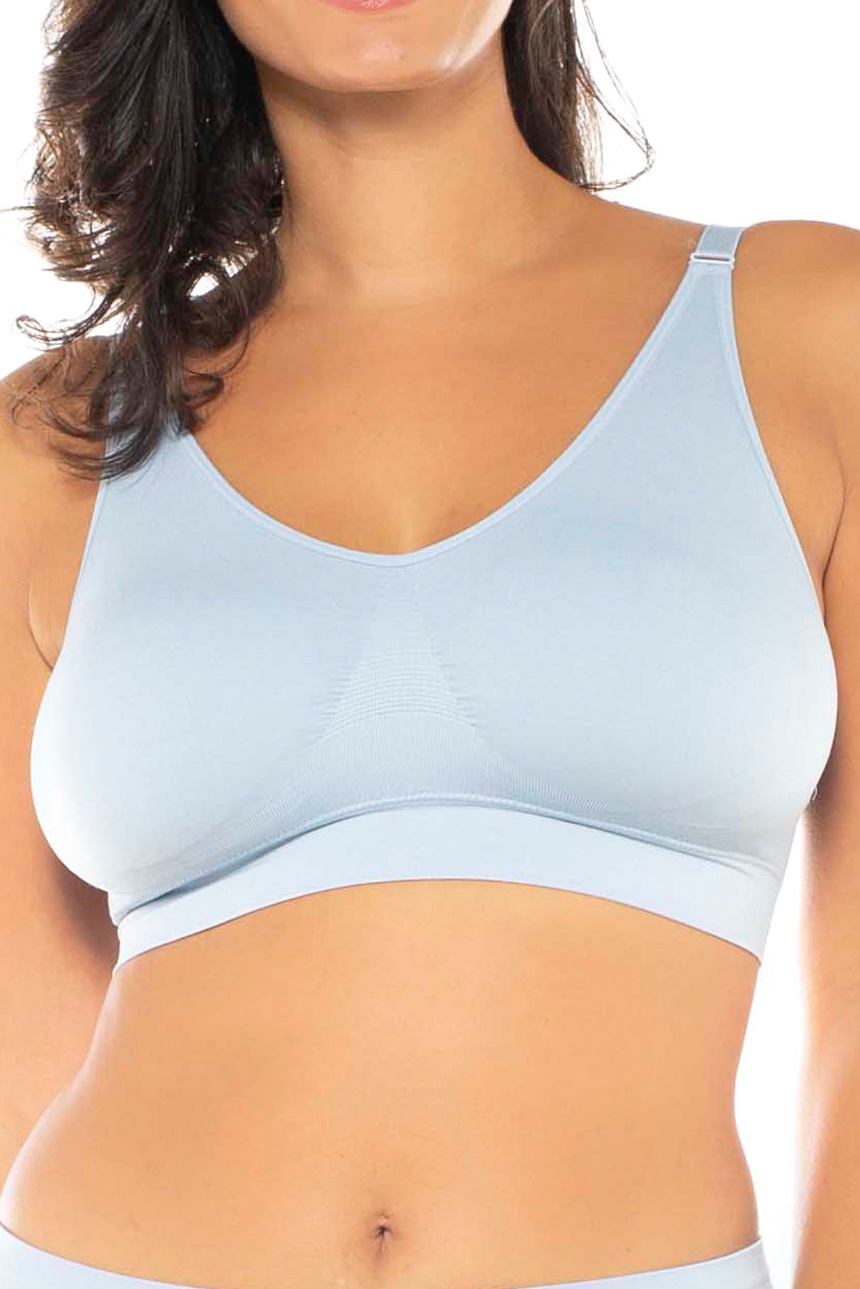 Seamless Ahh Bra with Lace Back Detail
