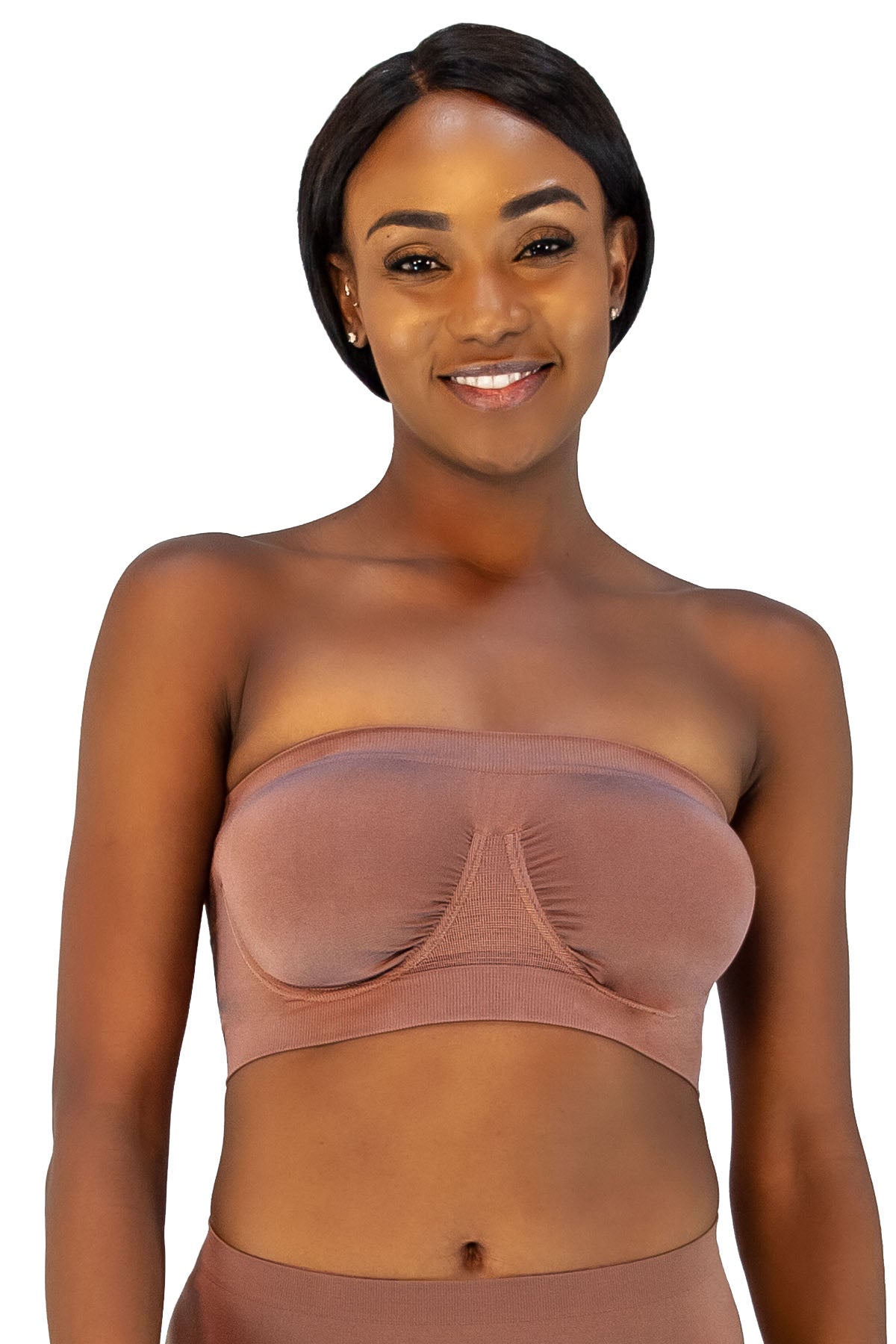 Angel Seamless Underwire Bandeau Bra_Rhonda_Shear_12