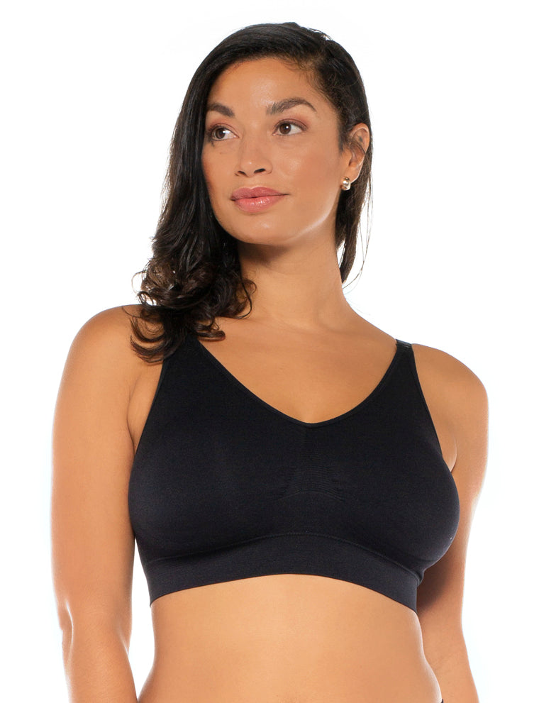 Seamless Ahh Bra with Lace Back Detail