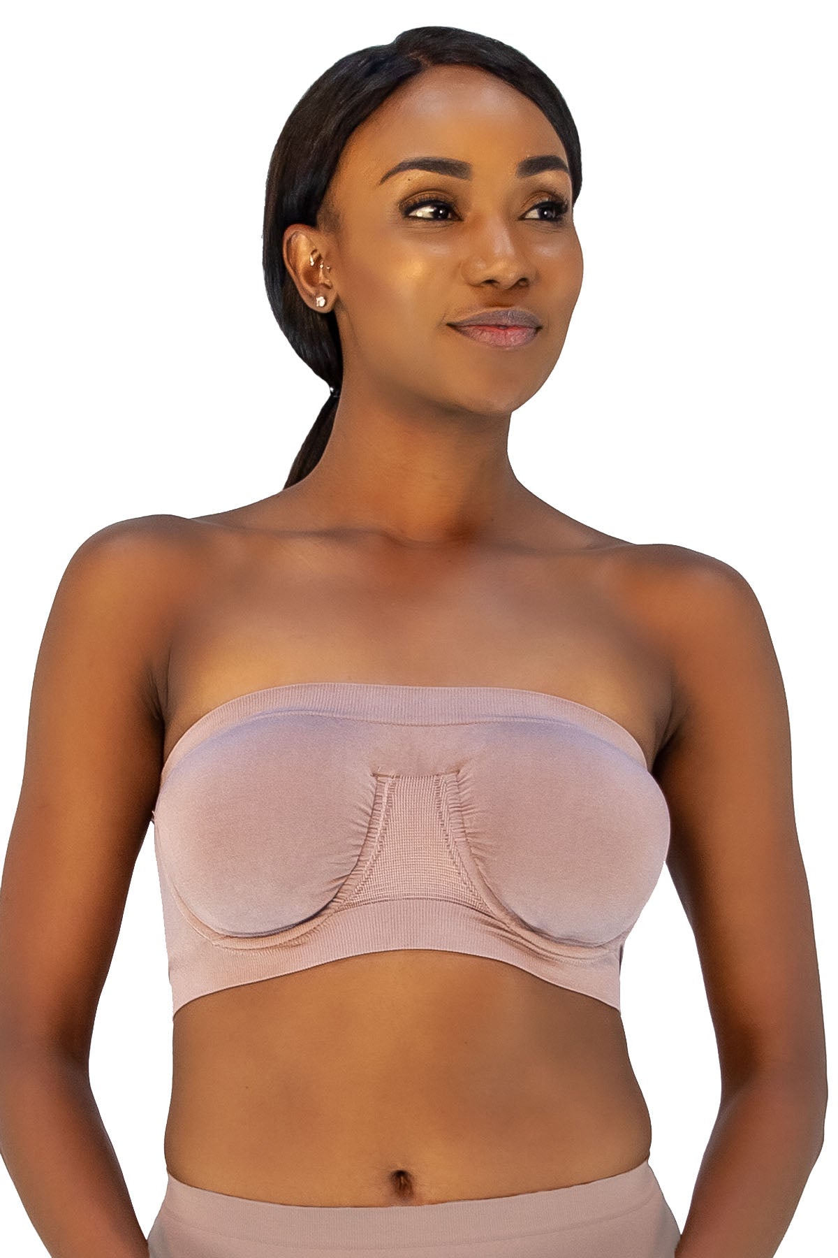 Angel Seamless Underwire Bandeau Bra_Rhonda_Shear_9