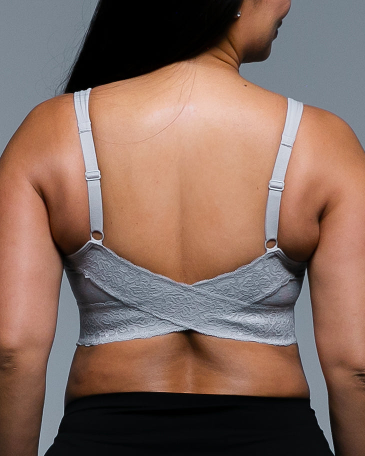 Molded Cup Bra With Lace Trim