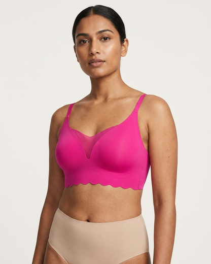 Scalloped Gel Bra
