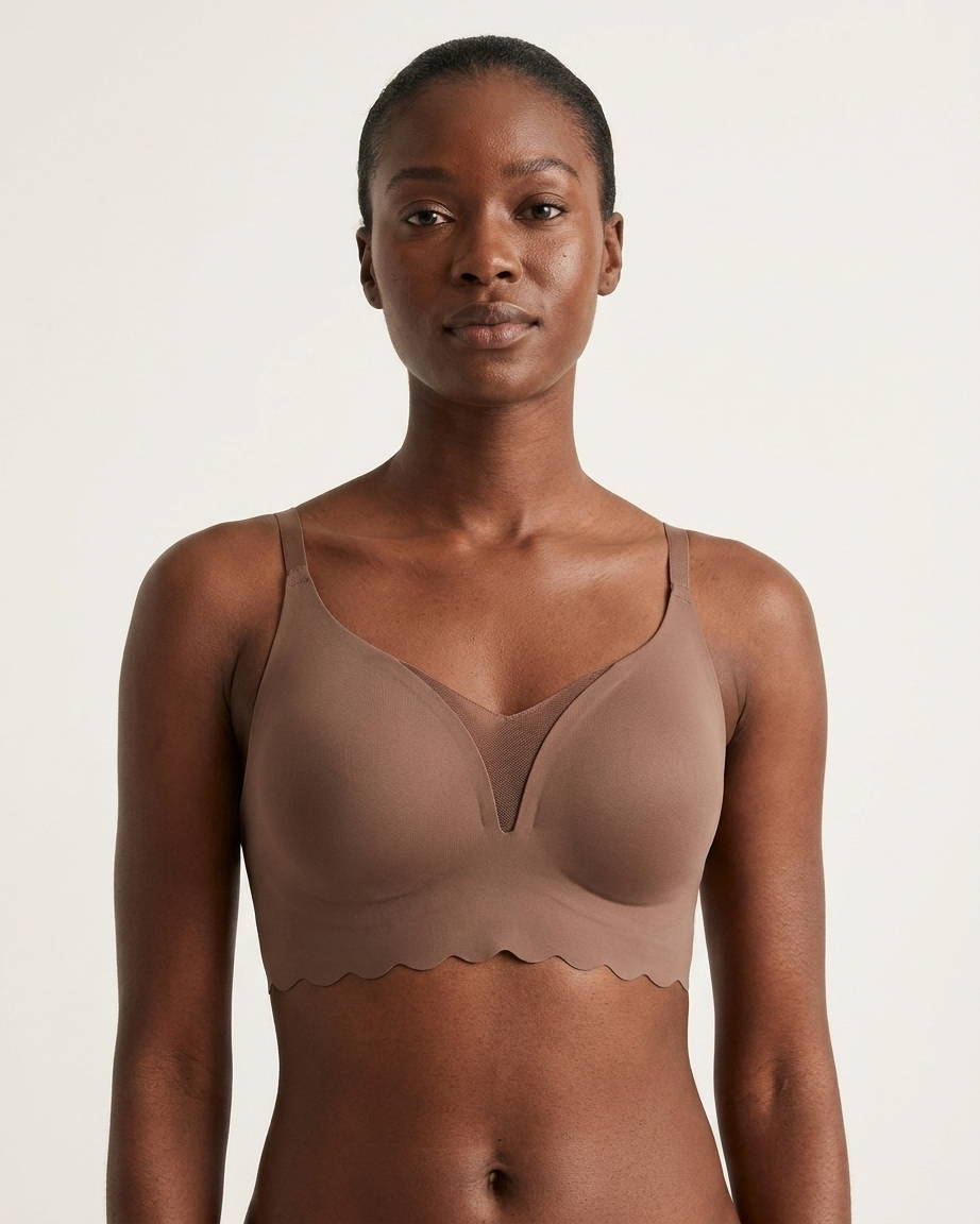 Scalloped Gel Bra