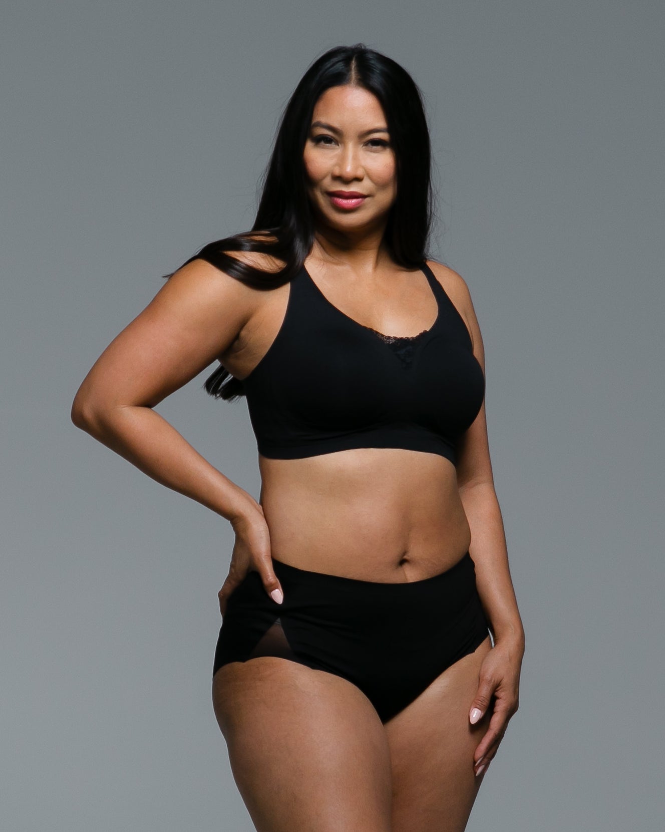 Invisible Edge Gel Bra with Lace Inset & Internal Sling