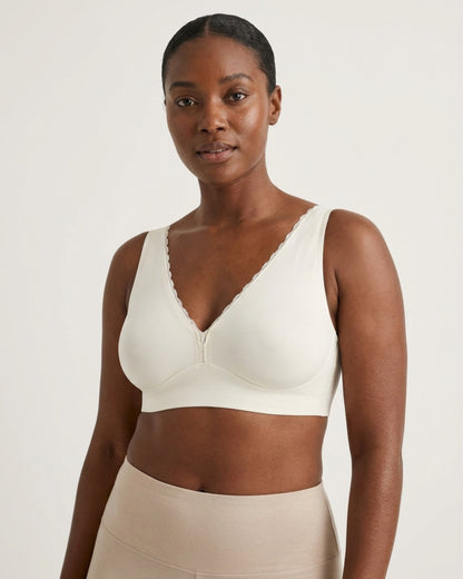 Infinity Edge Deep Plunge Bra with Back Closure