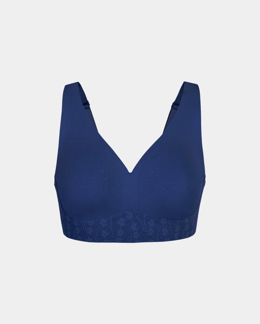 Plunge Bra With Lace and Back Closure