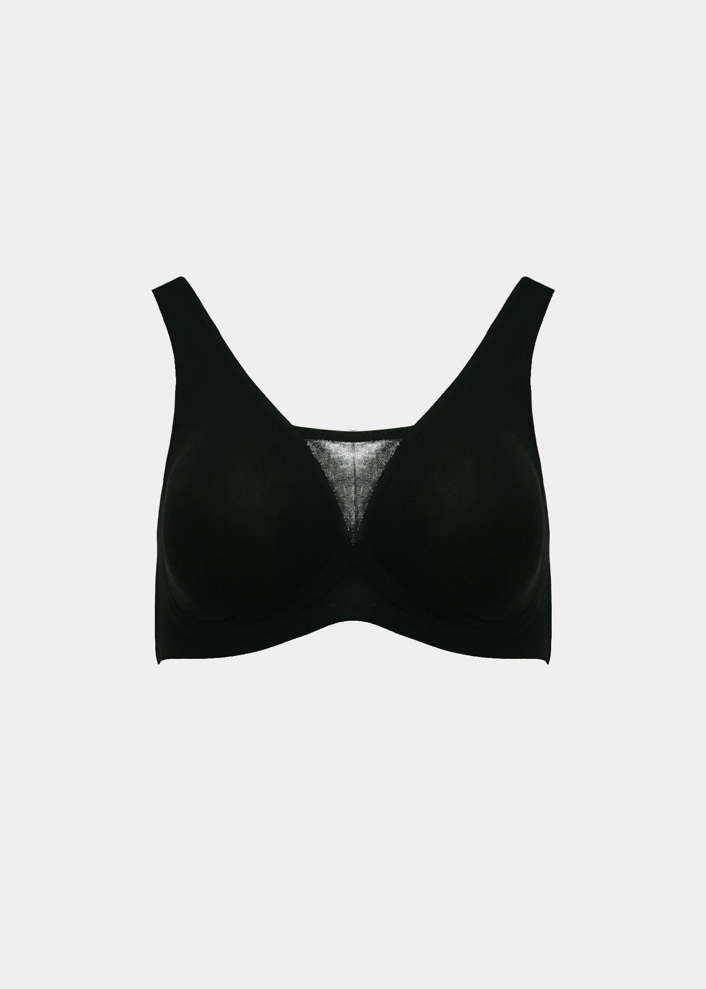 Plunge Gel Bra With Mesh