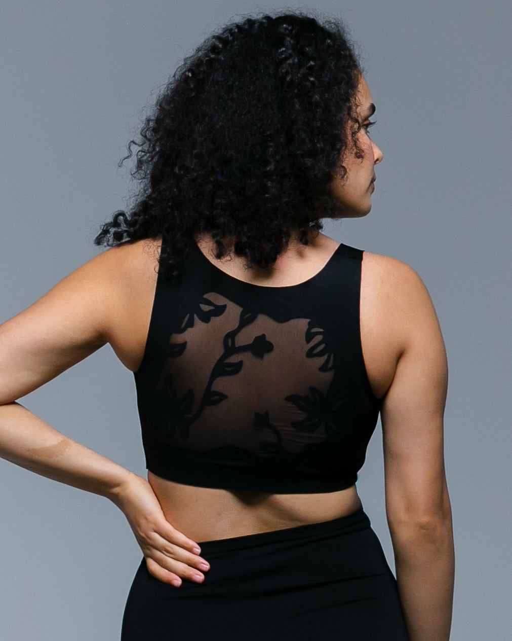 Gel Bra with Lace Back Detail