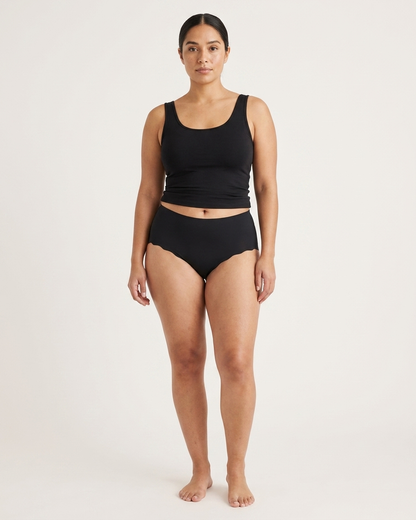 Invisible Edge Scalloped Brief