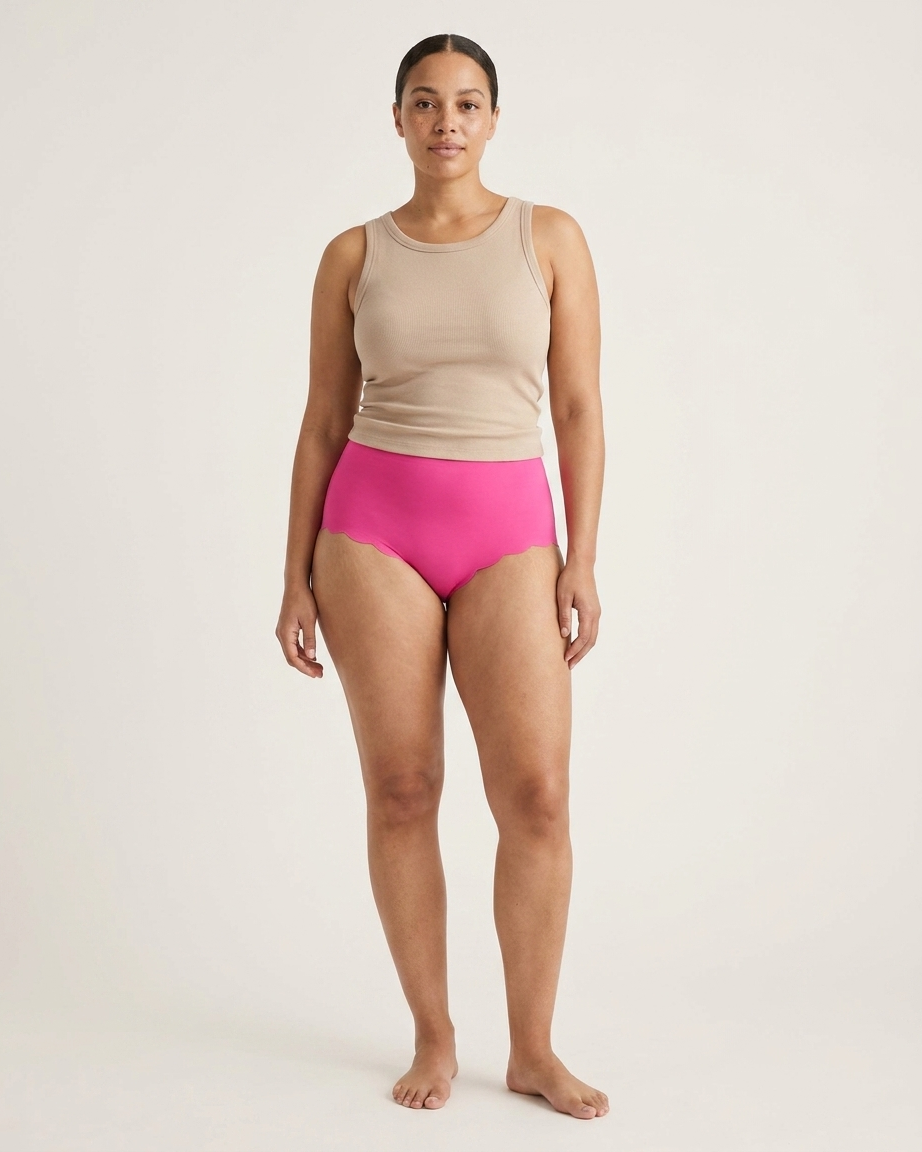 Invisible Edge Scalloped Brief