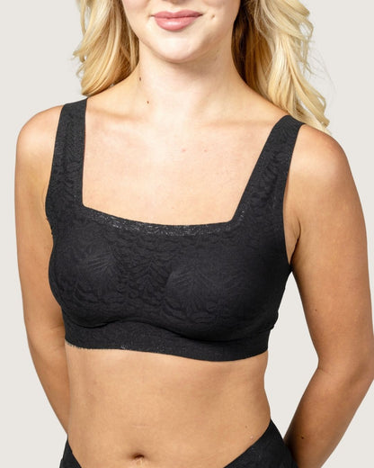 Squareneck All Over Lace Jelly Gel Bra