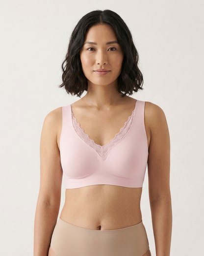 Gel Bra with Lace Detail and Back Closure