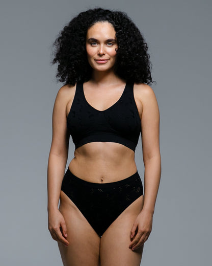 Lace Crochet Brief Panty