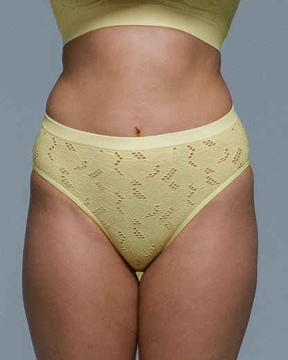 Lace Crochet Brief Panty