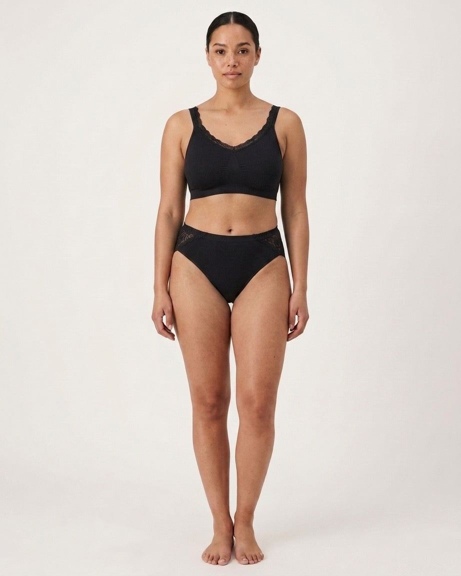 Seamless Lace Brief