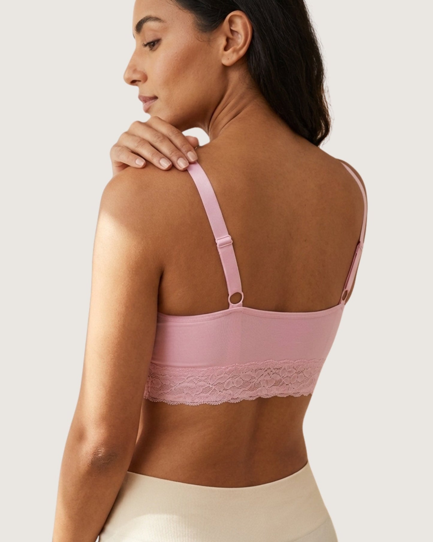 Seamless Bra with lace Band