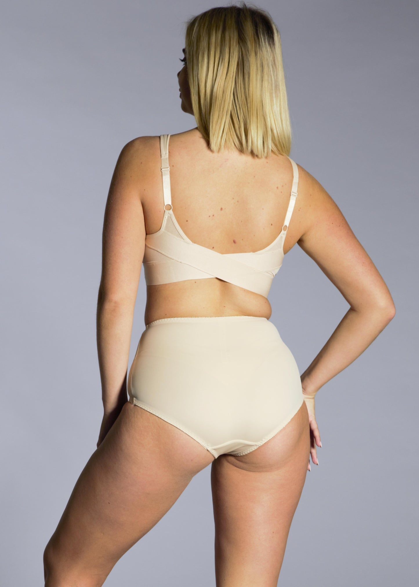 Molded Cup Bra with Mesh Back Detail