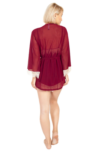 Up All Night Lace Trim Robe_Rhonda_Shear_3