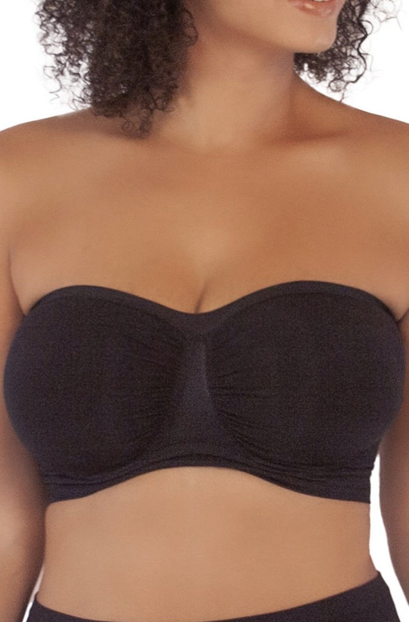 Antimicrobial Sweetheart Neckline Underwire Bandeau Bra_Rhonda_Shear_1