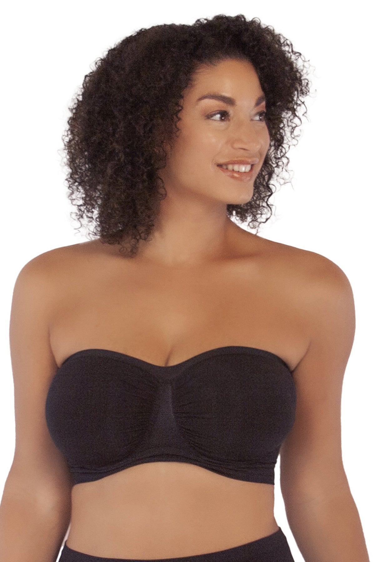 Antimicrobial Sweetheart Neckline Underwire Bandeau Bra_Rhonda_Shear_7