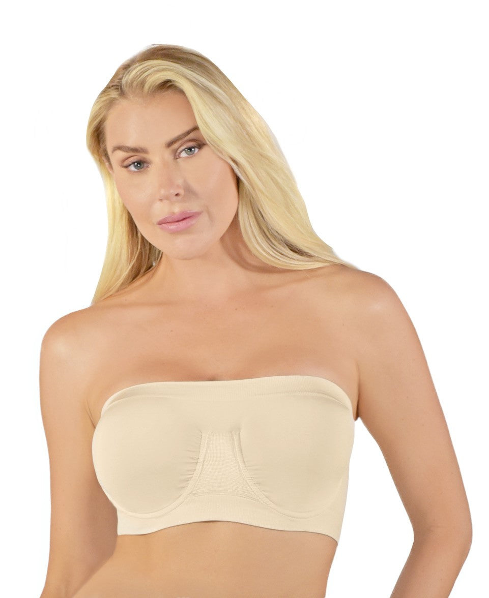 Angel Seamless Underwire Bandeau Bra_Rhonda_Shear_16